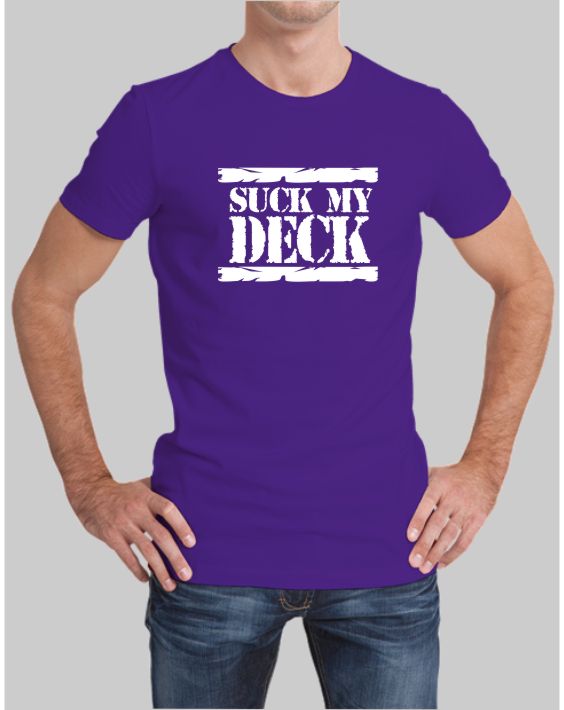 SUCK MY DECK - DJ T-shirt