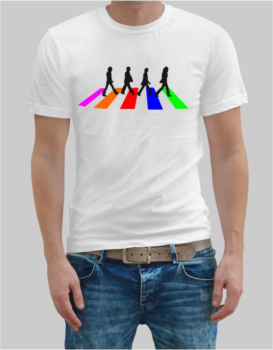 The Beatles road T-shirt
