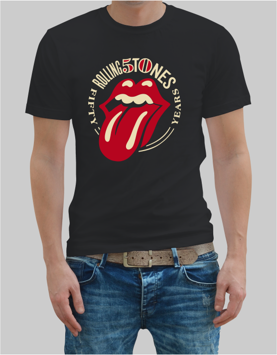 The Rolling Stones 50 years T-shirt