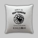 Born in September Pillow