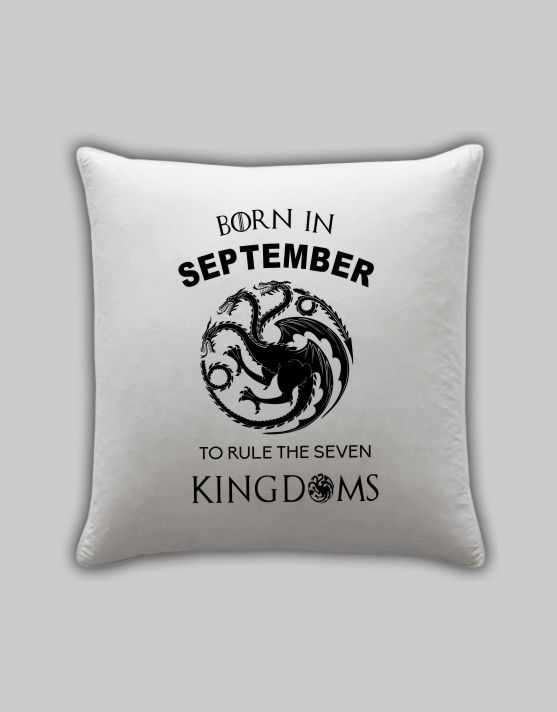 Born in September Pillow