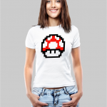 Super Mario Mushroom W T-shirt