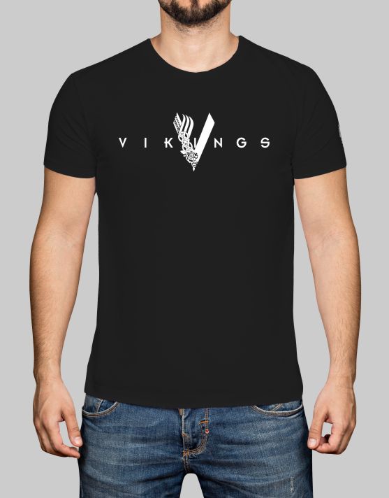 Vikings logo t-shirt