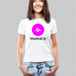 musical.ly W t-shirt