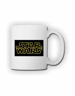 Star Wars logo mug