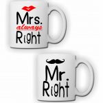 Mr & Mrs Always Right mug