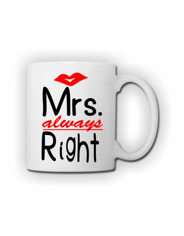 Mrs Always Right mug
