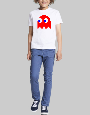 Pac man ghost kid t-shirt