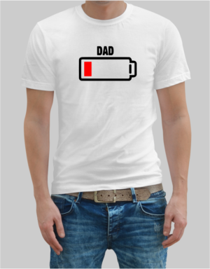 Battery dad t-shirt