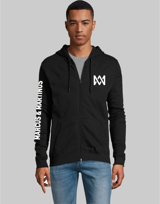 MARCUS AND MARTINUS zip hoodie