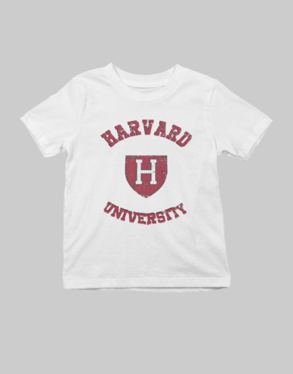harvard kids tshirt white