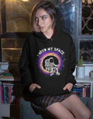 teeketi astronaut woman hoodie 2