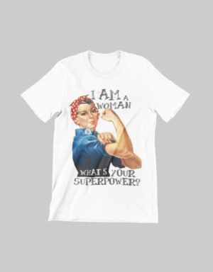 I am a woman what's your super power Kids T-shirt