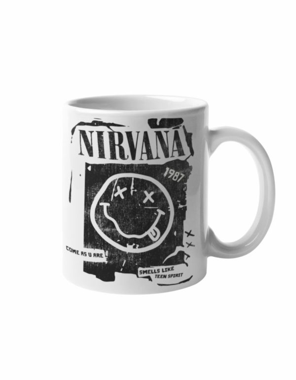 teeketi nirvana white mug