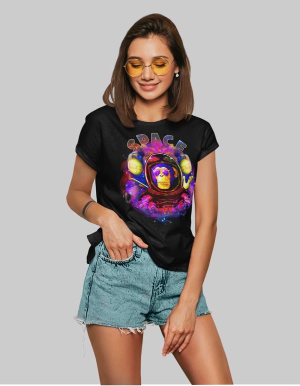 Space Monkey w T-shirt