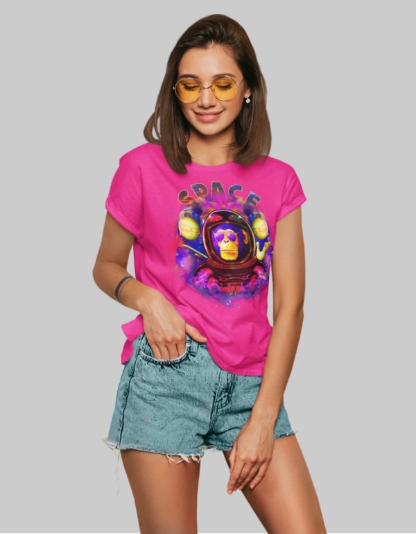 Space Monkey w T-shirt