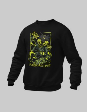 Radioactive Mutant Shiba Inu Kids Sweatshirt