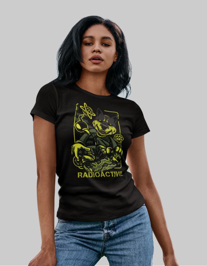 Radioactive Mutant Shiba Inu W T-Shirt