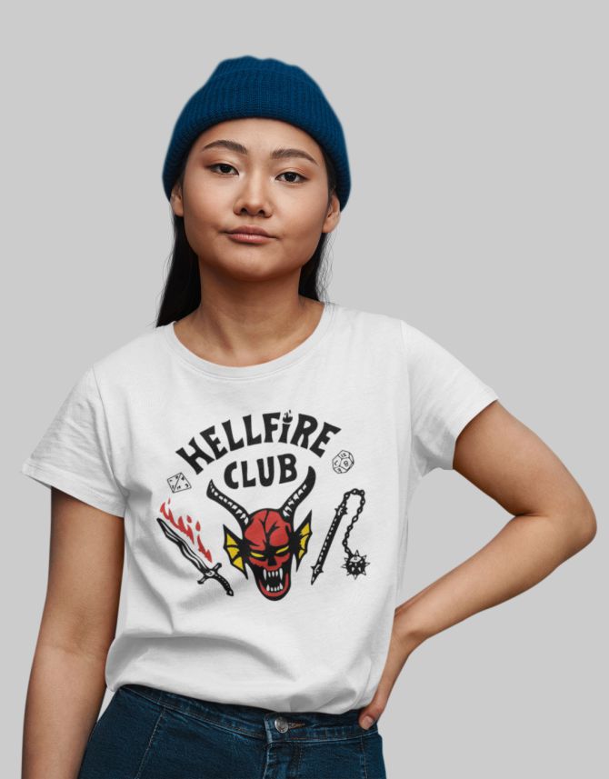 Stranger Things Hellfire Club w t-shirt