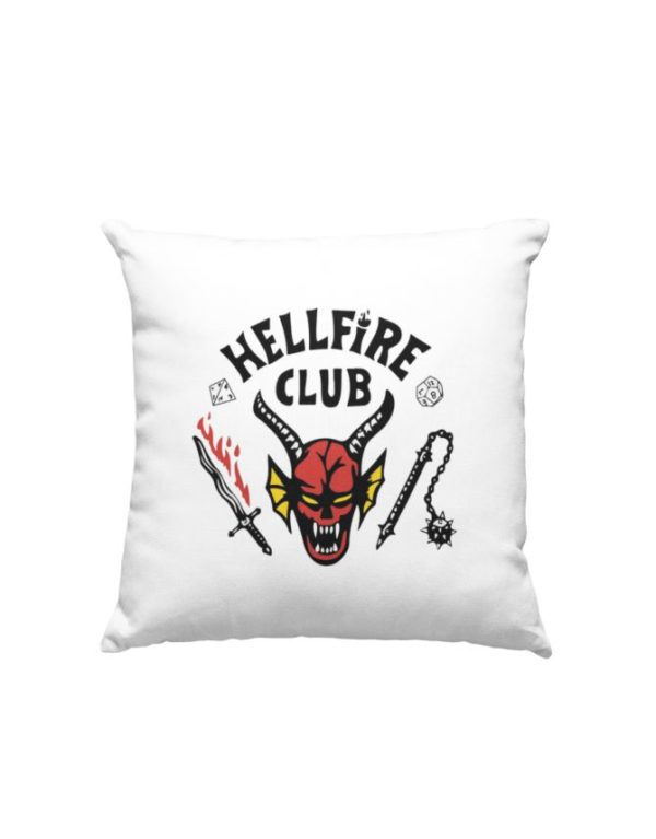 Stranger Things Hellfire Club pillow