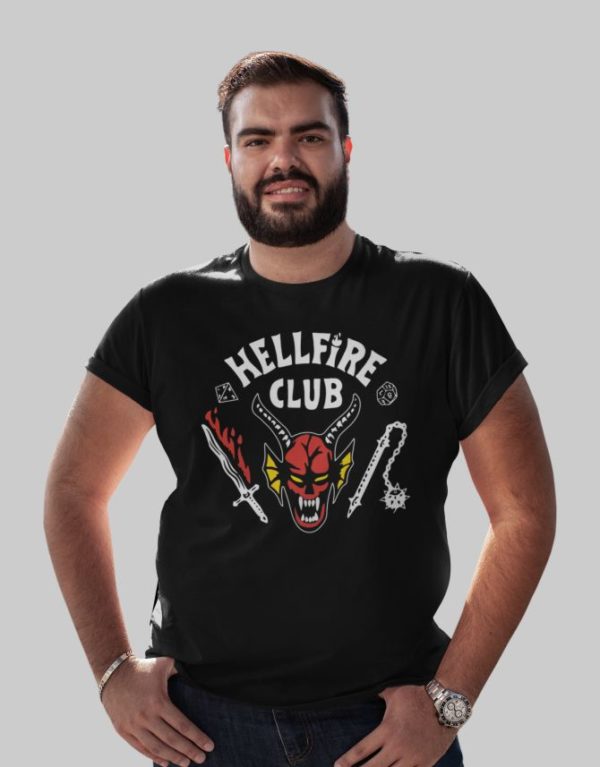 Stranger Things Hellfire Club t-shirt plus size