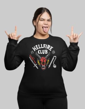 Stranger Things Hellfire Club w sweatshirt