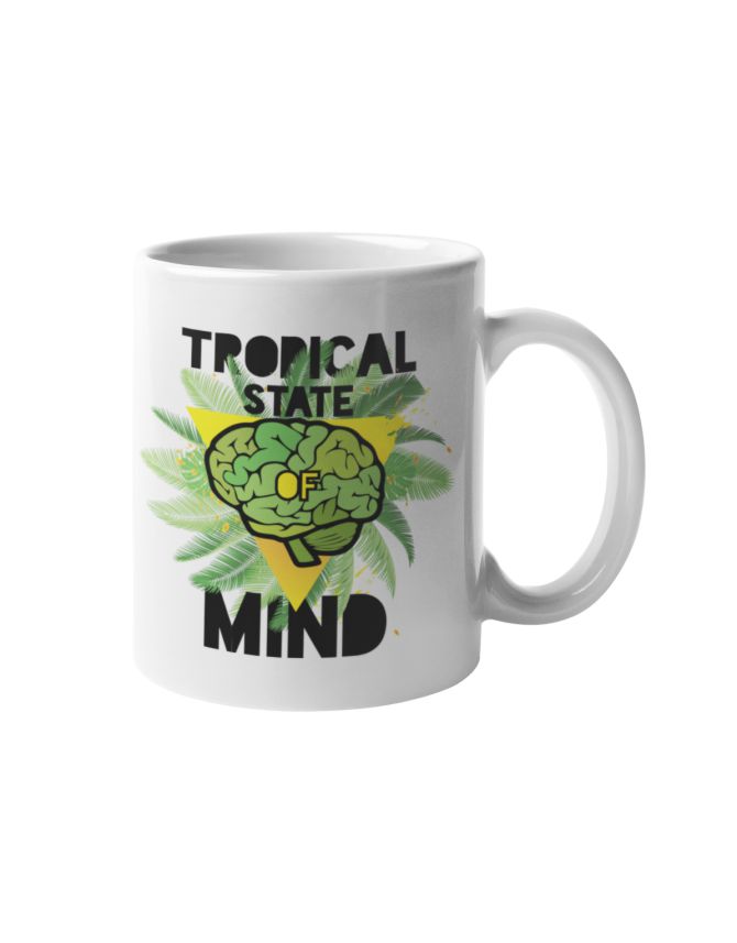 Tropical state of mind mug