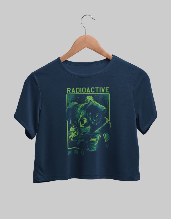 Radioactive Mutant Rabbit crop top