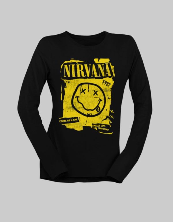 Nirvana μακρυμάνικο W T-Shirt