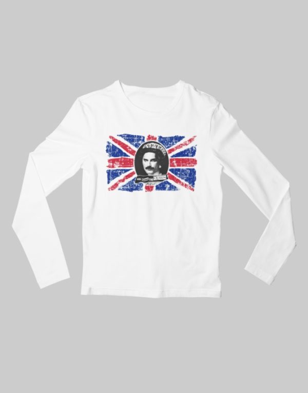 Freddie Mercury God Save The Queen longsleeve kids T-shirt