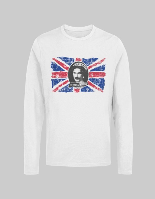 Freddie Mercury God Save The Queen longsleeve T-Shirt