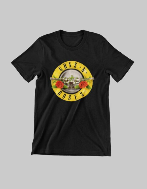 παιδικό T-shirt με το εμβληματικό λογότυπο των Guns N' Roses σε vintage στυλ για λάτρεις του classic rock.
