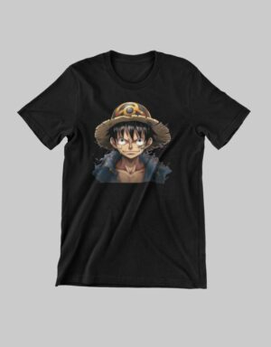 One piece angry Luffy kids t-shirt