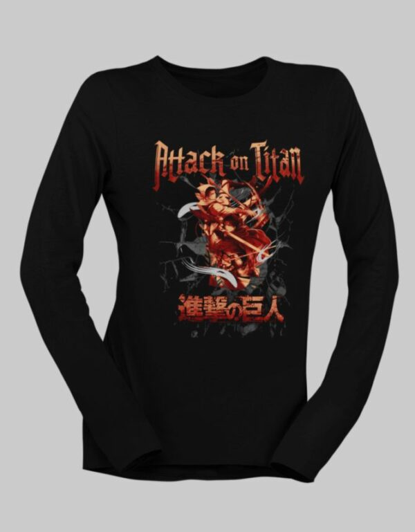 Attack On Titan w μακρυμάνικο t-shirt
